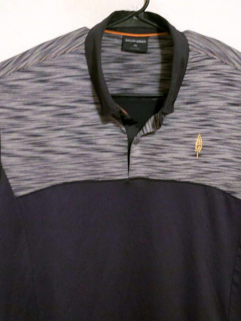 Galvin Green Shirt Mens 2XL Short Sleeve Performance Golf Polo Black